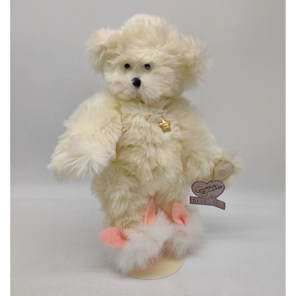 Annette Funicello Collectible Dream Keeper Bear Plush Stuffed Animal with Stand - Picture 1 of 15
